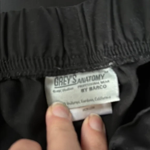 Grey's Anatomy XS Black scrub pants Set of 2! - Picture 6 of 11